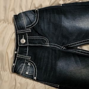 Wired Heart dark denim girl jeans sz 5